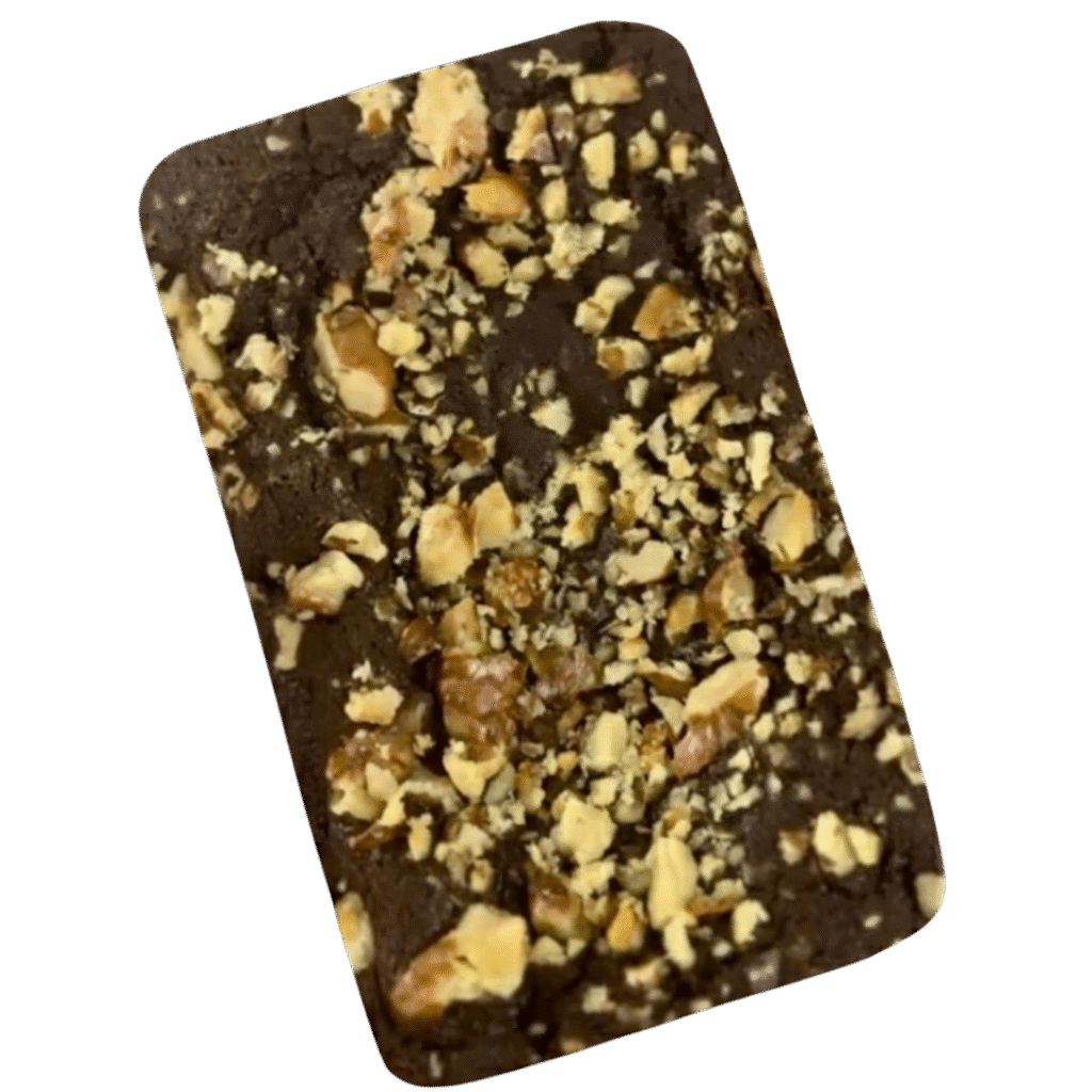 Walnut Brownie Dry Cake